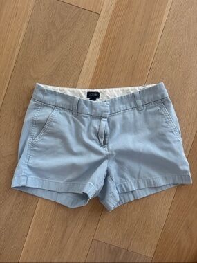 J. Crew Light Blue Women's Chino Shorts size 2